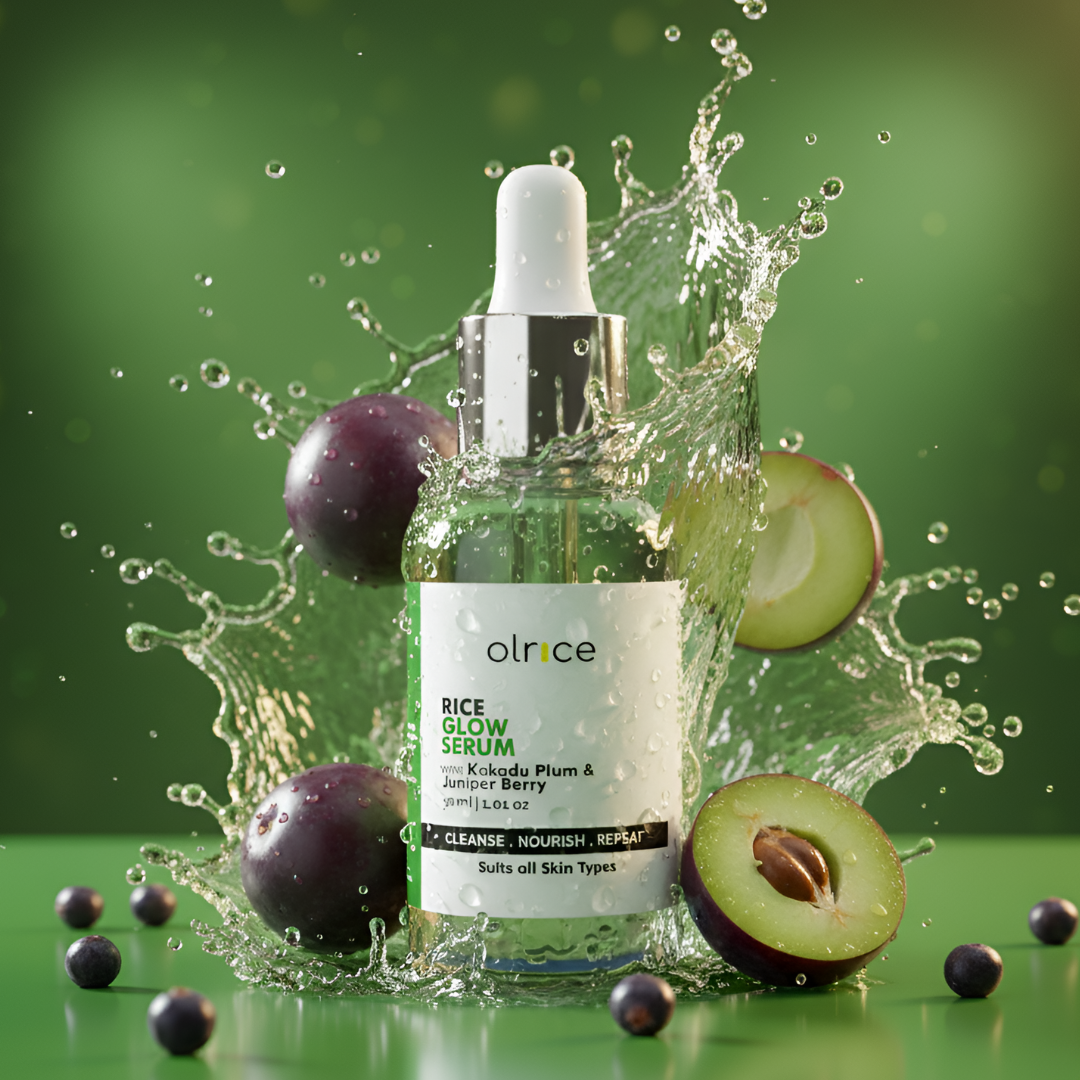 RICE GLOW SERUM- With Kakadu Plum & Juniper Berry