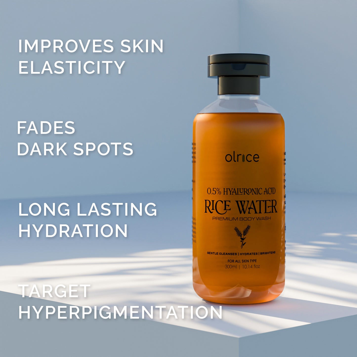 0.5% Hyaluronic Acid Rice Water Premium Body Wash