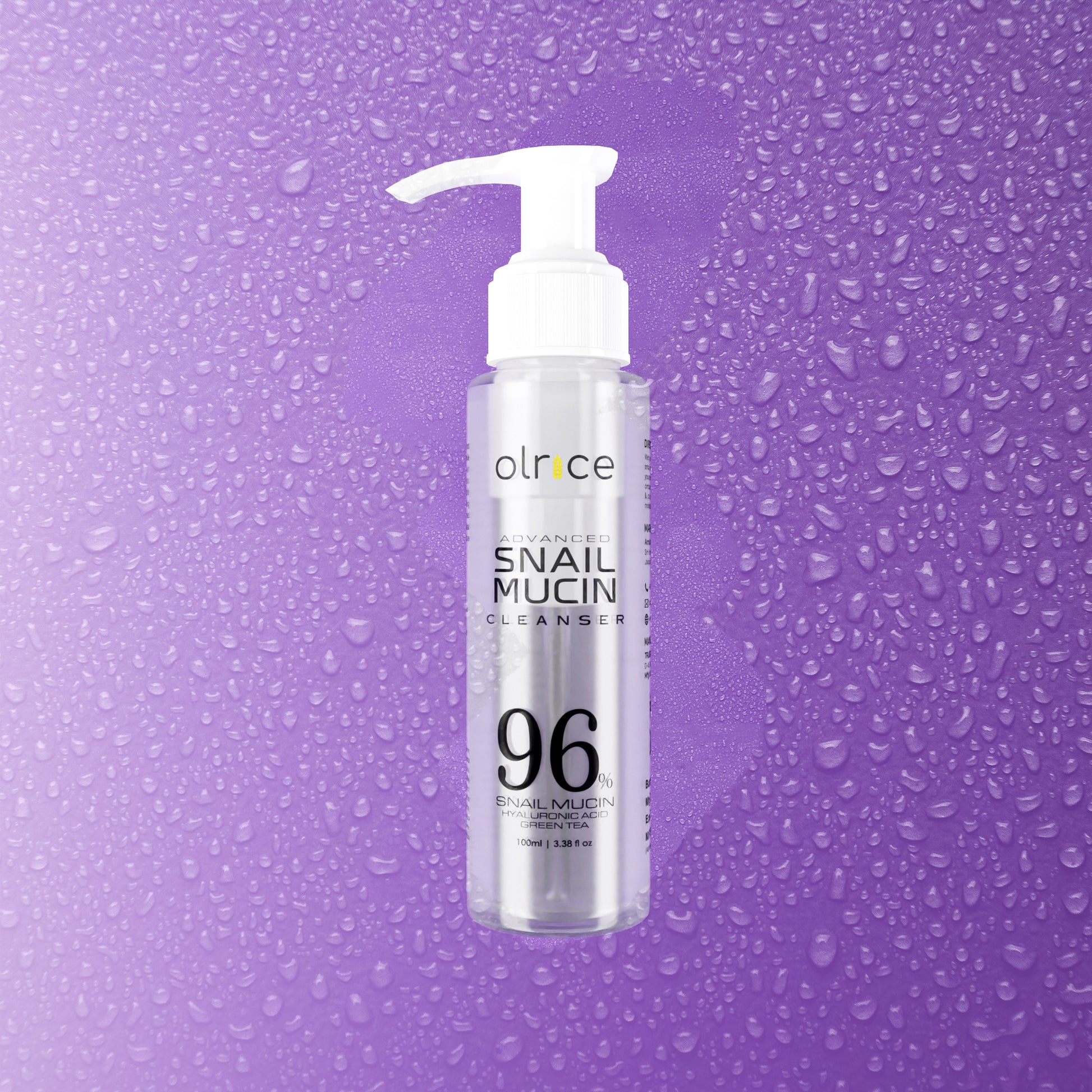 Advanced Snail Mucin Skincare Set - Cleanser with Hyaluronic Acid, 96% Niacinamide Serum, SPF 50+++ Moisturiser - Pack of 3 - OLRICE SKINCARE