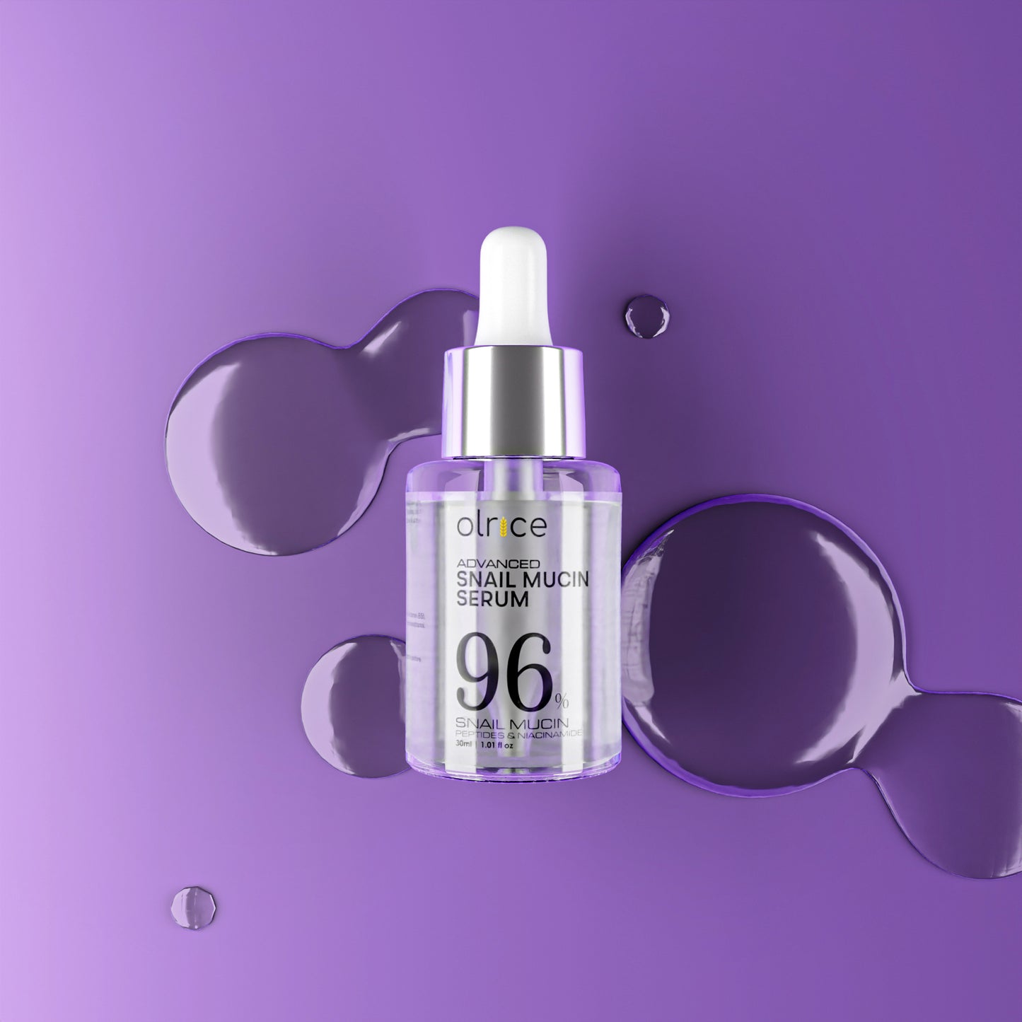 Advanced Snail Mucin Skincare Set - Cleanser with Hyaluronic Acid, 96% Niacinamide Serum, SPF 50+++ Moisturiser - Pack of 3 - OLRICE SKINCARE