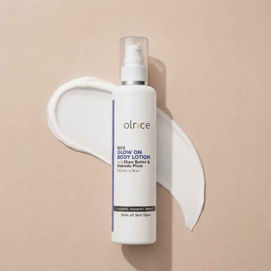 RICE GLOW ON BODY LOTION-With Shea Butter & Kakadu Plum