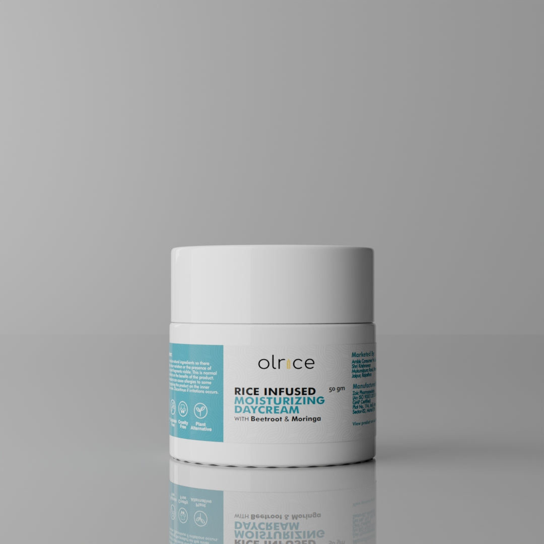 RICE INFUSED MOISTURIZING DAY CREAM-With Beetroot & Moringa