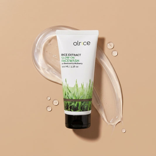 RICE EXTRACT FACEWASH Infused with Beetroot & Mulberry for Radiant Skin