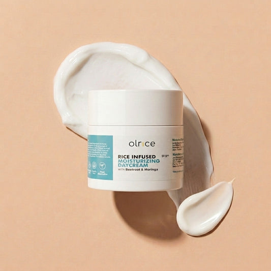 Rice Infused Moisturizing Cream with Beetroot and Moringa for Radiant Skin