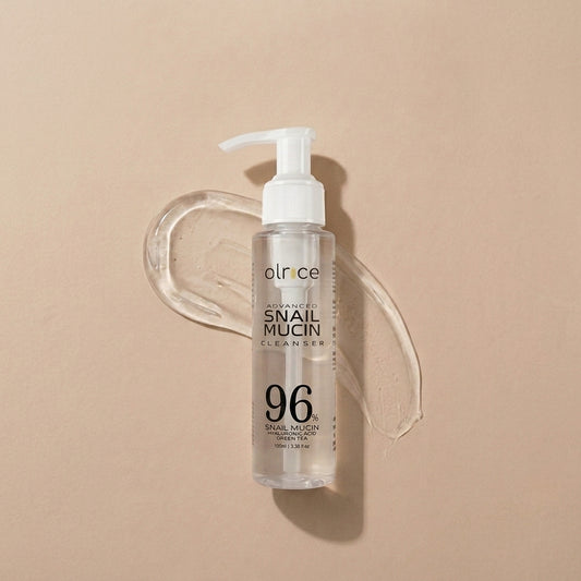 OLRICE Advanced Snail Mucin Cleanser – 96% Snail Mucin | Hydrating Gel Cleanser for All Skin Types - OLRICE SKINCARE
