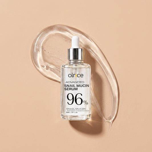 Snail Mucin Serum 96% | Hydrating, Skin Repair & Pore Minimizing Face Serum | Reduces Fine Lines & Improves Texture | Korean Glass Skin Glow | For All Skin Types | 30ml - OLRICE SKINCARE